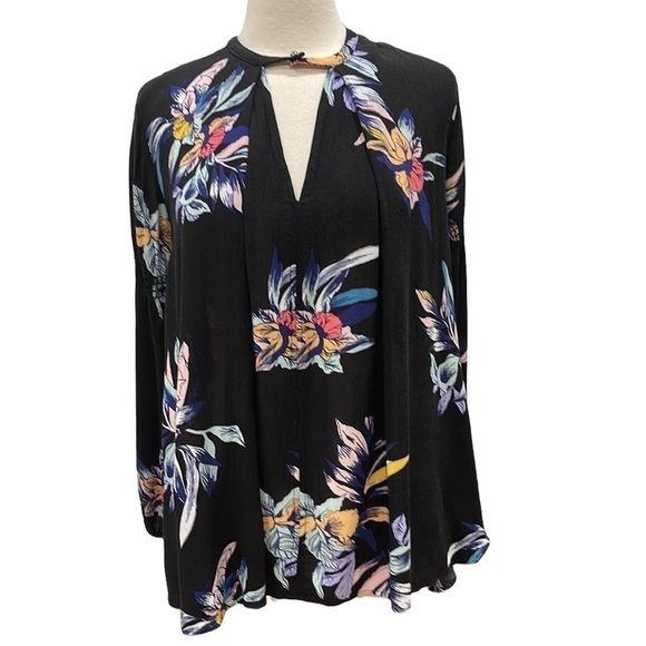 Free People Tree Swing Oversized Tunic in Night SZ XS - Picture 2 of 7